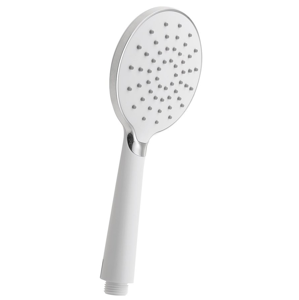 SAPHO - Ručná sprcha, 1 režim sprchovania, priemer 110mm, ABS/biela, chróm lesk, biela (1204-27)