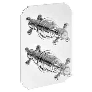 SAPHO - SASSARI podomietková sprchová termostatická batéria, 2 výstupy, chróm (LO89163) (SR392)