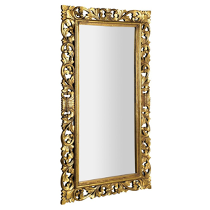 SAPHO - SCULE zrkadlo v ráme, 80x150cm, zlatá IN338