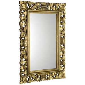 SAPHO - SCULE zrkadlo v ráme, 80x120cm, zlatá IN316