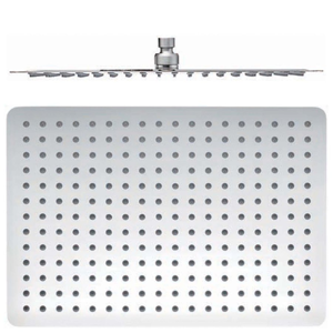 SAPHO - SLIM hlavová sprcha, 400x300mm, lestená nerez MS585