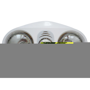 SAPHO - Stropný kúpeľňový infraohrievač s osvetlením a ventilátorom, 630 W, biela TC602