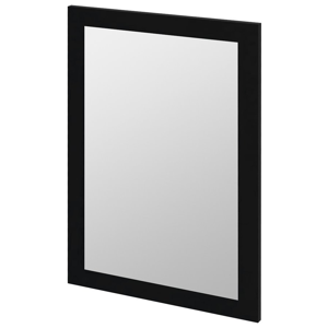 SAPHO - TREOS zrkadlo v ráme 750x500x28mm, čierna matná TS750-3535