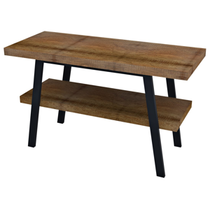 SAPHO - TWIGA umývadlový stolík 120x72x50 cm, čierna matná/Old wood VC453-120-8