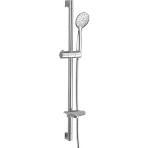SAPHO - WANDA sprchová súprava s mydelničkou, posuvný držiak, 700 mm, chróm (1202-27)