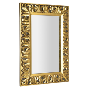 SAPHO - ZEEGRAS zrkadlo v ráme, 70x100cm, zlatá IN448