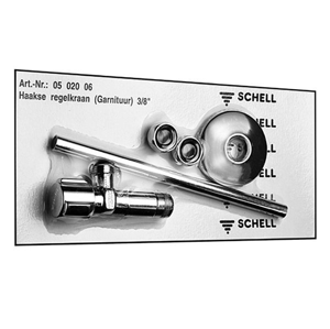 SCHELL - Comfort Súprava rohových regulačných ventilov, chróm (050200699)