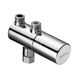 SCHELL - Příslušenství Rohový ventil s termostatom, chróm (094060699)