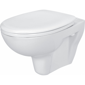 /SET/CERSANIT - WC závesné PRESIDENT + sedátko duraplast ZADARMO / K08-027 + K98-0021 / (SET / 0003)