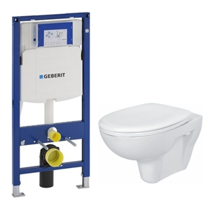 /SET/GEBERIT - SET Duofix pro závěsné WC 111.300.00.5 bez ovládací desky + WC CERSANIT PRESIDENT + SEDÁTKO (111.300.00.5 PR1)