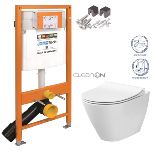 JOMOTech modul pre závesné WC bez sedátka + WC CERSANIT CLEANON CITY 174-91100700-00 CI1