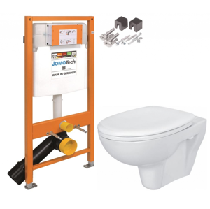 /SET/JOMO - SET JOMO Duofix modul pre závesné WC + montážna sada + sedadlo + WC CERSANIT PRESIDENT (174-91100700-00 PR1)