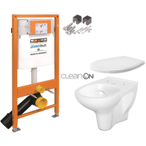 JOMOTech modul pre závesné WC bez sedátka + WC CERSANIT ARTECO CLEANON + SEDADLO 174-91100700-00 AT2