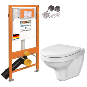 JOMOTech modul pre závesné WC bez sedátka + WC CERSANIT DELFI + SEDADLO 174-91100700-00 DE1