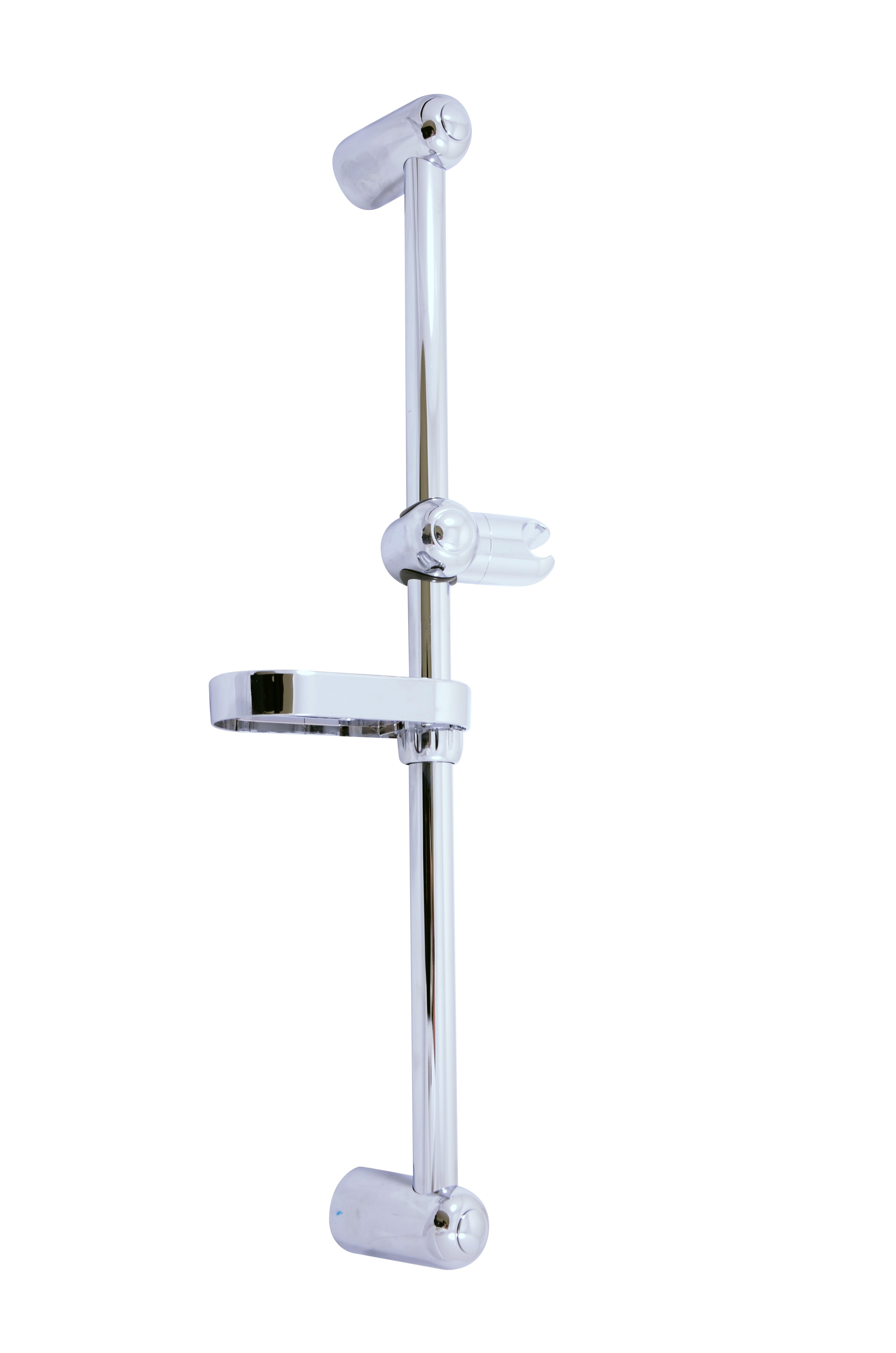 SLEZAK-RAV - Sprchová tyč s posuvným držákem a mydlenkou, Barva: chrom (PD0016)