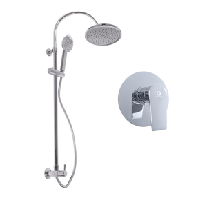 SLEZAK-RAV - Sprchový komplet COLORADO s hlavovou a ruční sprchou, Barva: chrom (SK0049)