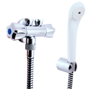 SLEZAK-RAV - Vodovodní baterie sprchová pro nízkotlaké ohřívače, Barva: chrom, Rozměr: připojení na trubičky (EM080.1/1)