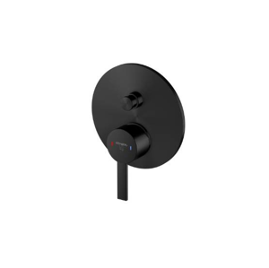STEINBERG - Podomietková páková batéria pre vaňu / sprchu s prepínačom, čierna mat (260 2103 S)