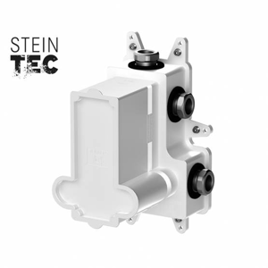 STEINBERG - Podomietkové montážne teleso pre termostatické batérie, 3-cestné, kartáčovaný nikel (010 4130 BN)