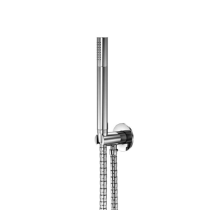 STEINBERG - Sprchová súprava, chróm (držiak ručnej sprchy s prívodom vody, ručná sprcha, kovová hadica) (100 1670)