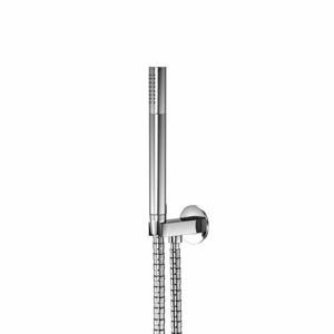 STEINBERG - Sprchová súprava, chróm (držiak ručnej sprchy s prívodom vody, ručná sprcha, kovová hadica) (170 1670)