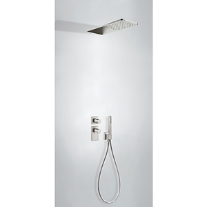 TRES - Podomietkový termostatický sprchový set BLOCK SYSTEM s uzáverom a reguláciou prietoku (2-cestná) (20635202AC)