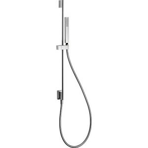 TRES - Posuvná tyč s nástenným prívodom vody Ø 14 mm, dĺžka 760 mm, ručná sprcha, hadica (03493201)