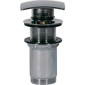 TRES - Umývadlový ventil bez prepadu Štvorcová zátka 68x68 mm CLICK-CLACK (13434120)