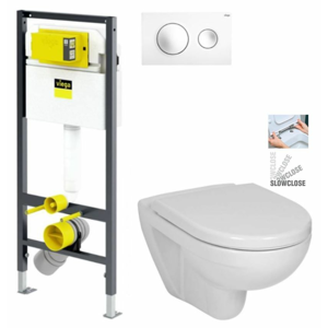 VIEGA Presvista modul DRY pre WC vrátane tlačidla Style 20 bielej + WC JIKA LYRA PLUS + SEDADLO duraplastu SLOWCLOSE V771973 STYLE20BI LY5