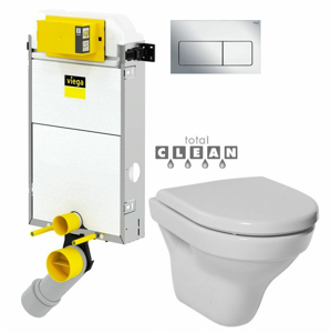 VIEGA Presvista modul PURE pre WC vrátane tlačidla Life5 CHROM + WC JIKA TIGO + SEDADLO duraplastu V771928 LIFE5CR TI3