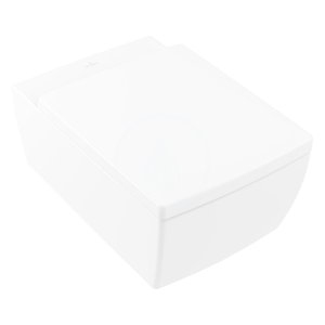 VILLEROY & BOCH - Memento 2.0 Závesné WC, zadný odpad, DirectFlush, CeramicPlus, alpská biela 4633R0R1