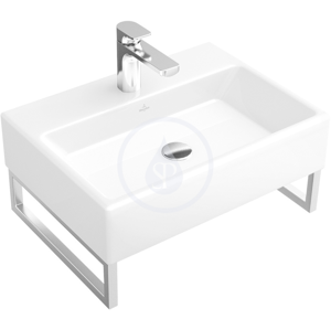 VILLEROY & BOCH - Memento Umývadlo, 600 mm x 420 mm, biele – jednootvorové umývadlo, s prepadom 51336001