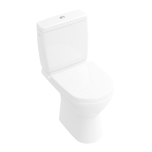 VILLEROY & BOCH - O.novo WC kombi mísa Compact, zadní odpad, DirectFlush, alpská bílá (5689R001)