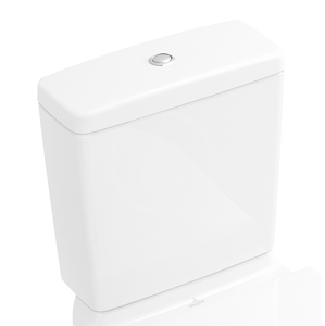 VILLEROY & BOCH - O.novo WC nádržka kombi, zadní/boční přívod, CeramicPlus, alpská bílá (5760G1R1)