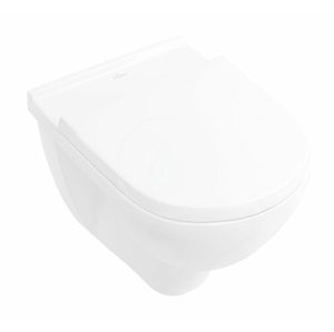 VILLEROY & BOCH - O.novo Závesné WC s doskou SoftClosing, DirectFlush, CeramicPlus, alpská biela 5660HRR1