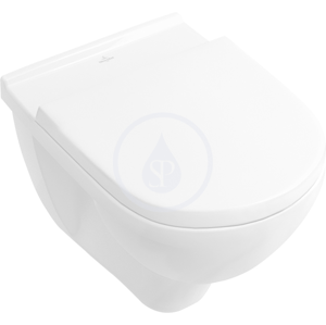 VILLEROY & BOCH - O.novo Súprava závesného WC s WC doskou, 360x560 mm, biela 5660H101