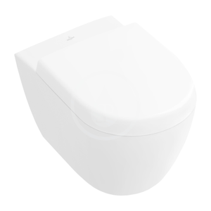 VILLEROY & BOCH - Subway 2.0 Závesné kompaktné WC, DirectFlush, CeramicPlus, Star White 5606R0R2