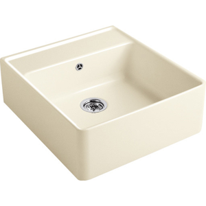 VILLEROY & BOCH VILLEROY & BOCH - Keramický dřez Single-bowl sink Cream modulový 595 x 630 x 220 bez excentru 632061KR