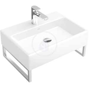 VILLEROY & BOCH - Memento Umývadlo, 500 mm x 420 mm, biele – bezotvorové umývadlo, bez prepadu, s Ceramicplus (513353R1)
