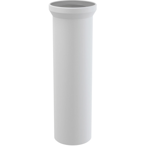 WC připojovací kus bílý 40cm ALCAPLAST plast, dopojení WC - nátrubek 400 mm A91-400 (A91-400)