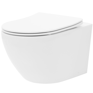 REA - Závesná WC misa Carlo Flat Mini biela REA-C2760